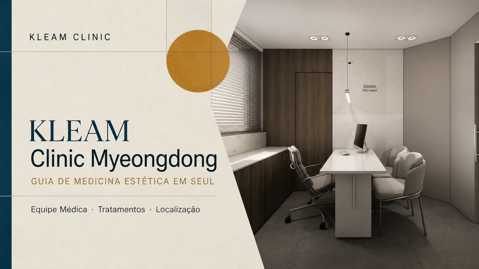 Guia da KLEAM Clinic Myeongdong para brasileiros em Seul