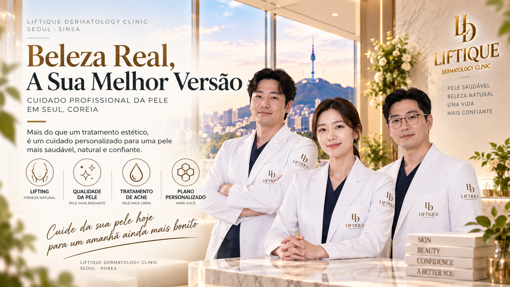 Liftique Dermatology Clinic em Seul guia brasileiro