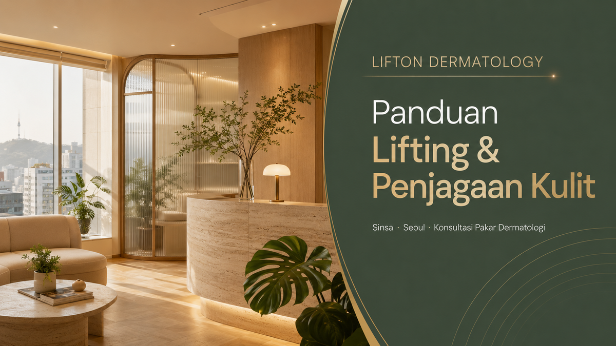 Panduan lifting dan penjagaan kulit LIFTON Dermatology Sinsa