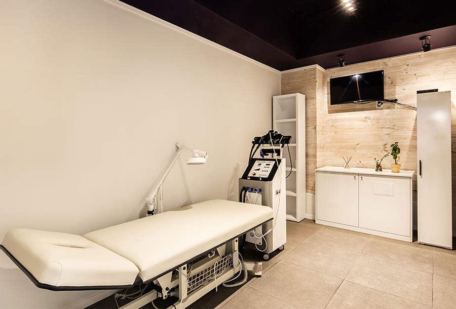 MD Clinic: الطابق 3 · مركز الرعاية اللاحقة — غرفة التطبيقات الحرارية
