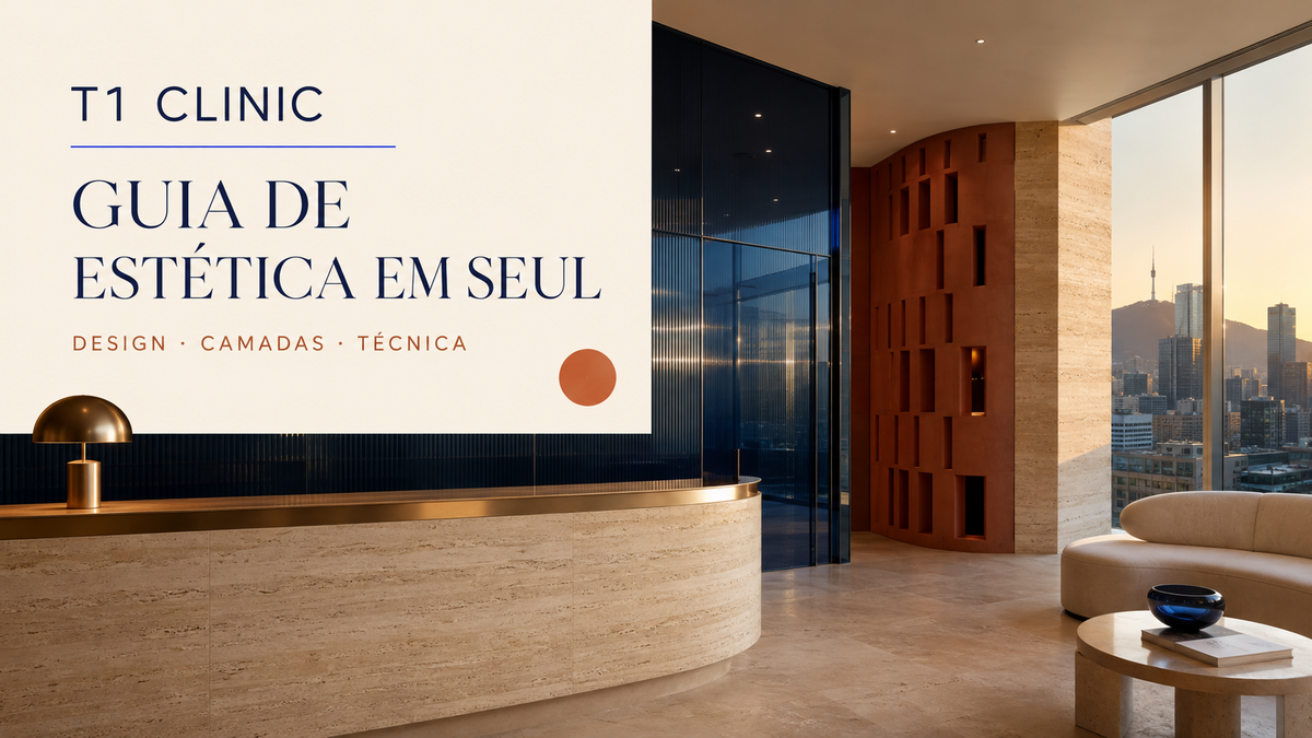 Guia em português da T1 Clinic em Seul