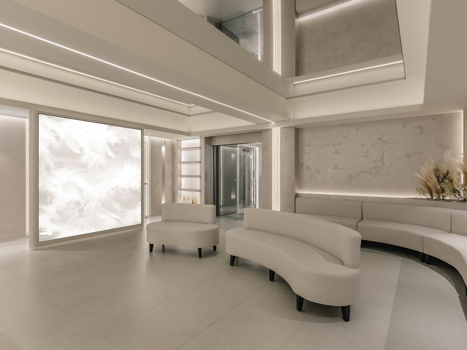 Tatsächlicher Innenraum der The Beautiful Clinic in Seoul