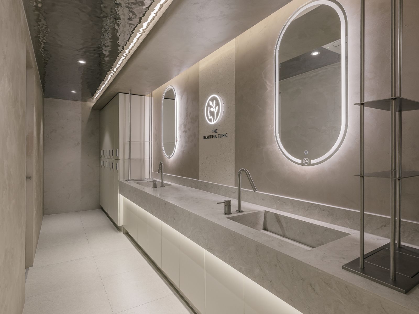 Tatsächlicher Innenraum der The Beautiful Clinic in Seoul