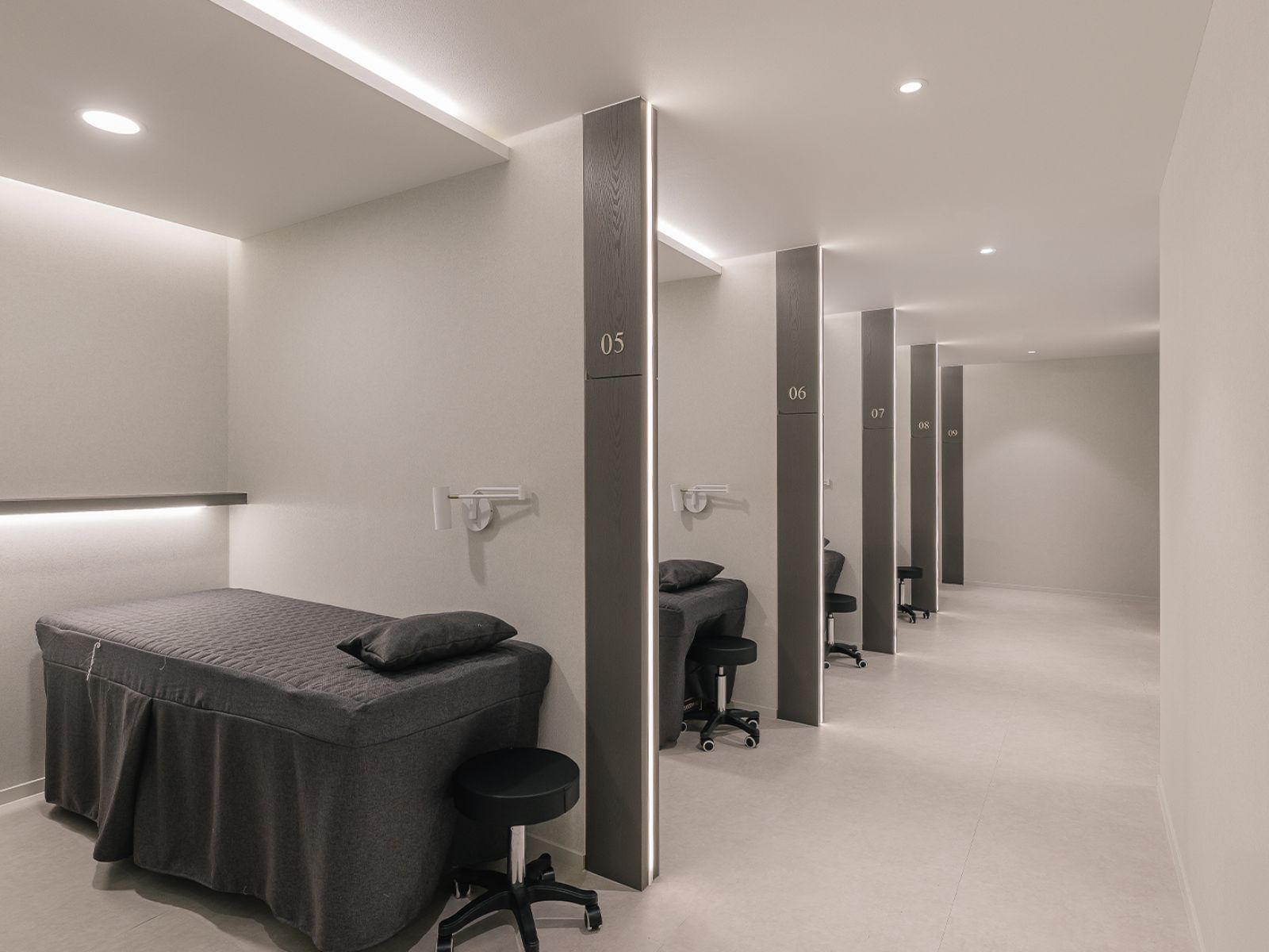 Tatsächlicher Innenraum der The Beautiful Clinic in Seoul